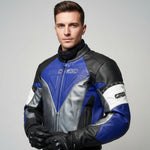 Grid Motorjas Leer (58) - Tweedehandsmotorkleding.nl