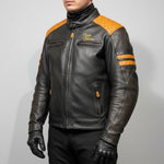 Rusty Stitches Motorjas Leer (L) - Tweedehandsmotorkleding.nl
