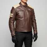 Rusty Stitches Motorjas Leer (L) - Tweedehandsmotorkleding.nl