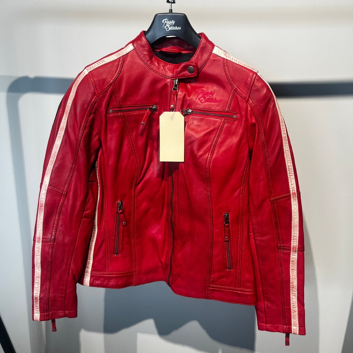 Rusty Stitches Motorjas Leer (40) - Tweedehandsmotorkleding.nl