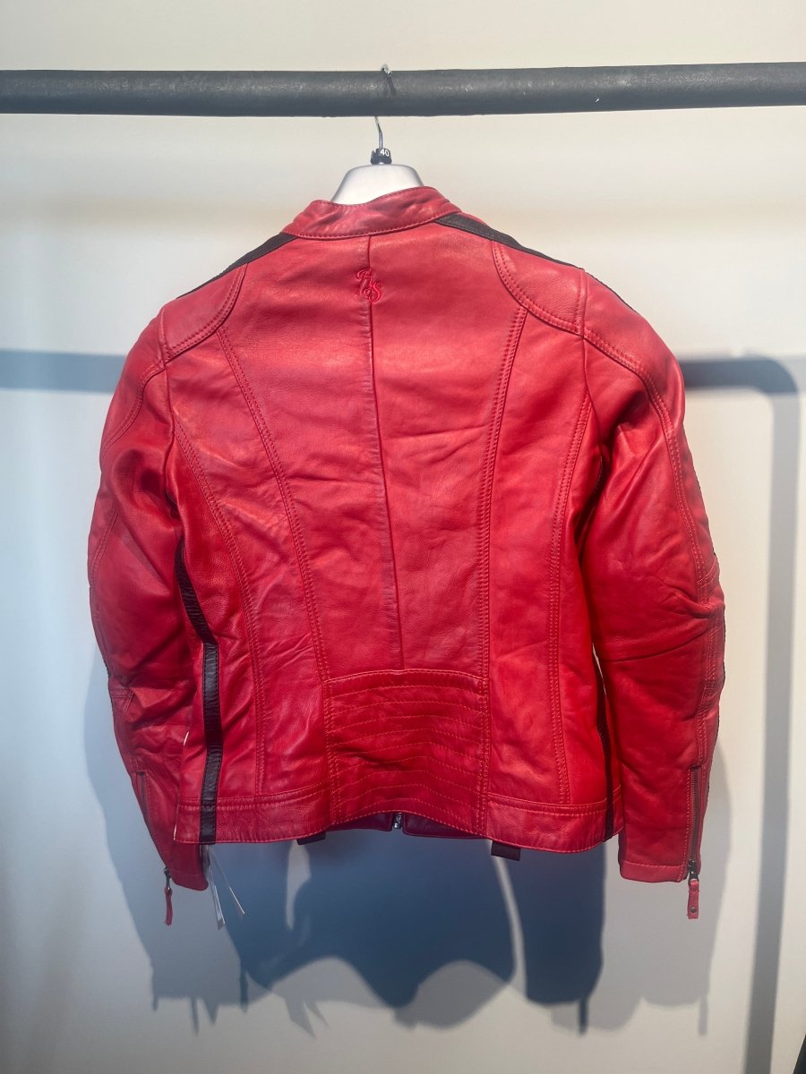 Rusty Stitches Motorjas Leer (40) - Tweedehandsmotorkleding.nl