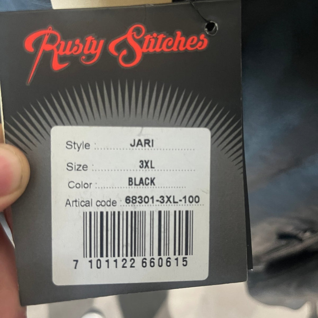 Rusty Stitches Motorjas Leer (3XL) - Tweedehandsmotorkleding.nl