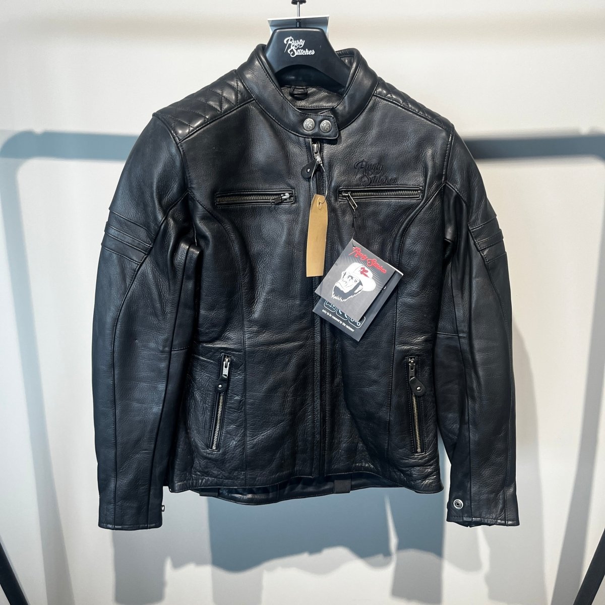 Rusty Stitches Motorjas Leer (38) - Tweedehandsmotorkleding.nl
