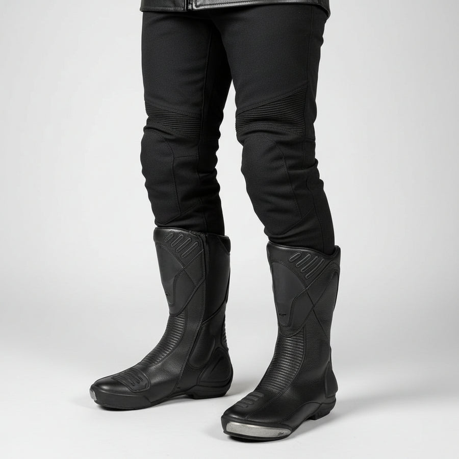 Vitesse Motorlaarzen Leer (41) - Tweedehandsmotorkleding.nl