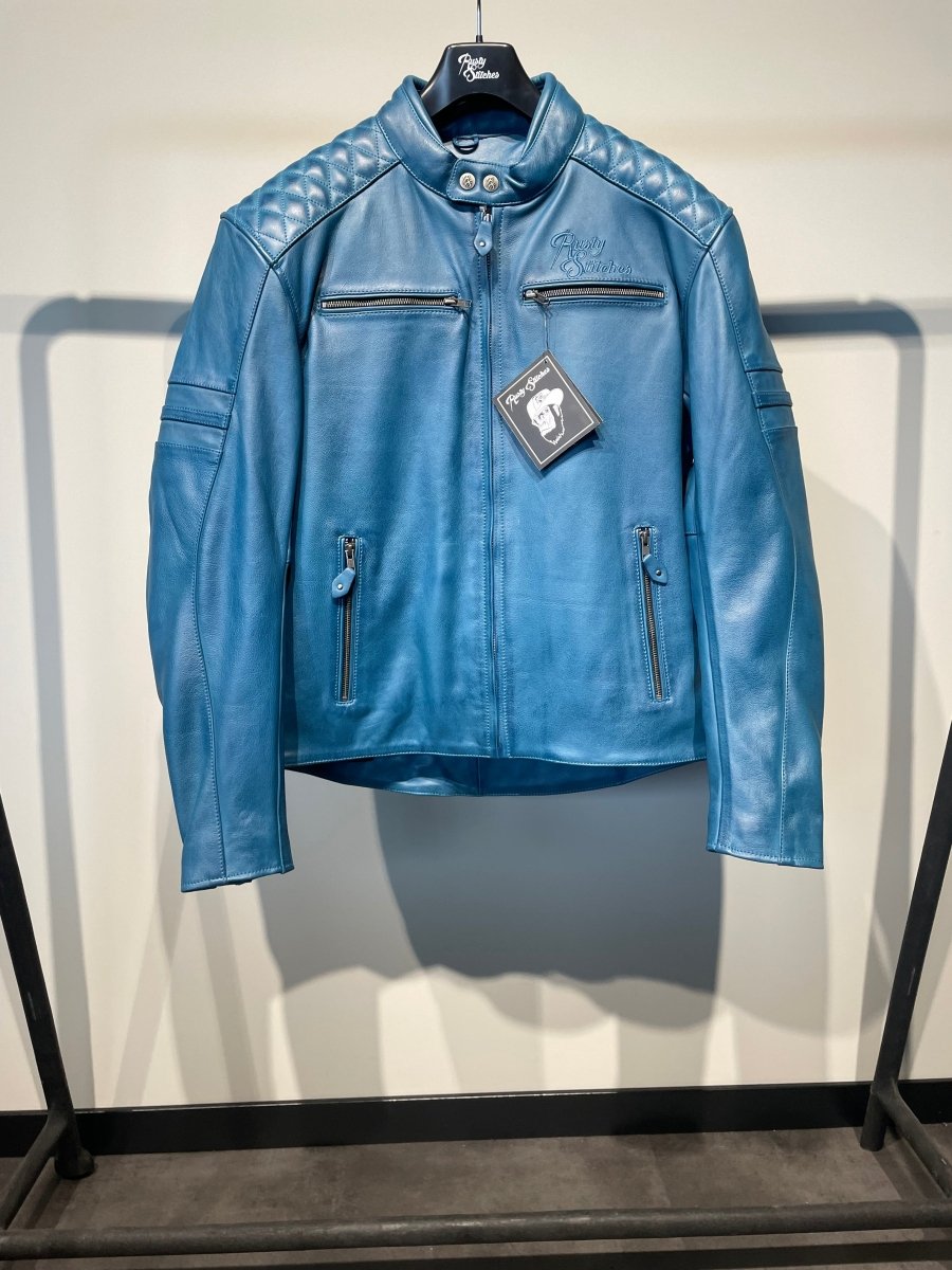 Rusty Stitches Motorjas Leer (L) - Tweedehandsmotorkleding.nl