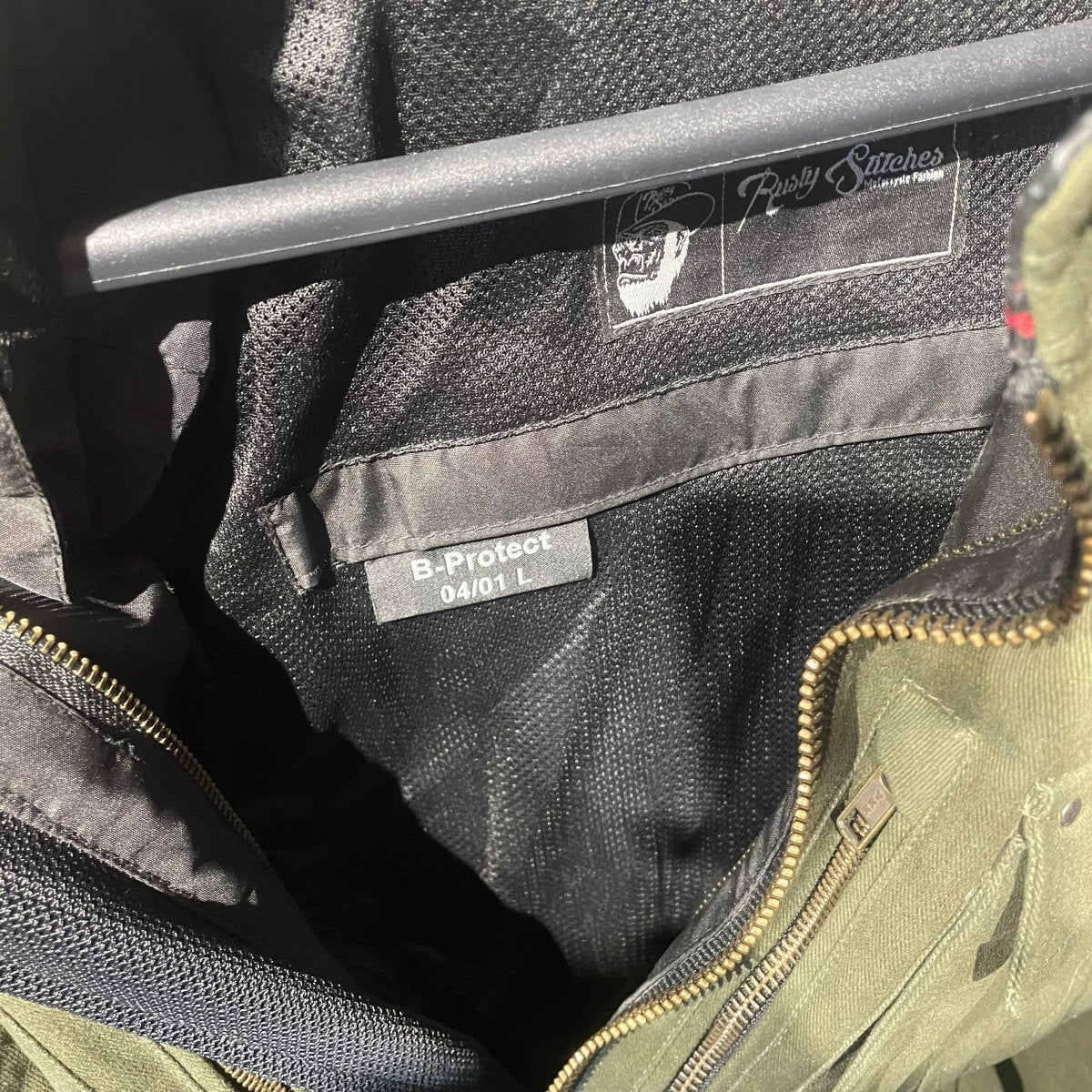 Rusty Stitches Motorjas Denim (L) - Tweedehandsmotorkleding.nl