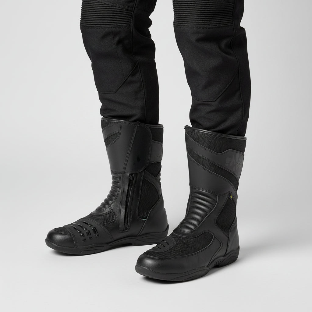 Rusty Stitches Motorlaarzen Leer (42) - Tweedehandsmotorkleding.nl