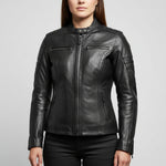 Rusty Stitches Motorjas Leer (38) - Tweedehandsmotorkleding.nl