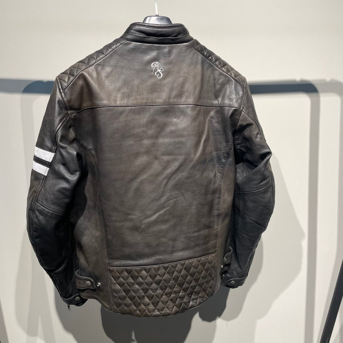 Rusty Stitches Motorjas Leer (XL) - Tweedehandsmotorkleding.nl