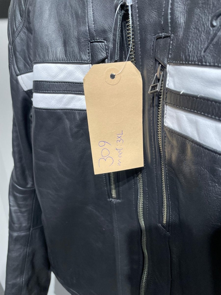 Rusty Stitches Motorjas Leer (3XL) - Tweedehandsmotorkleding.nl