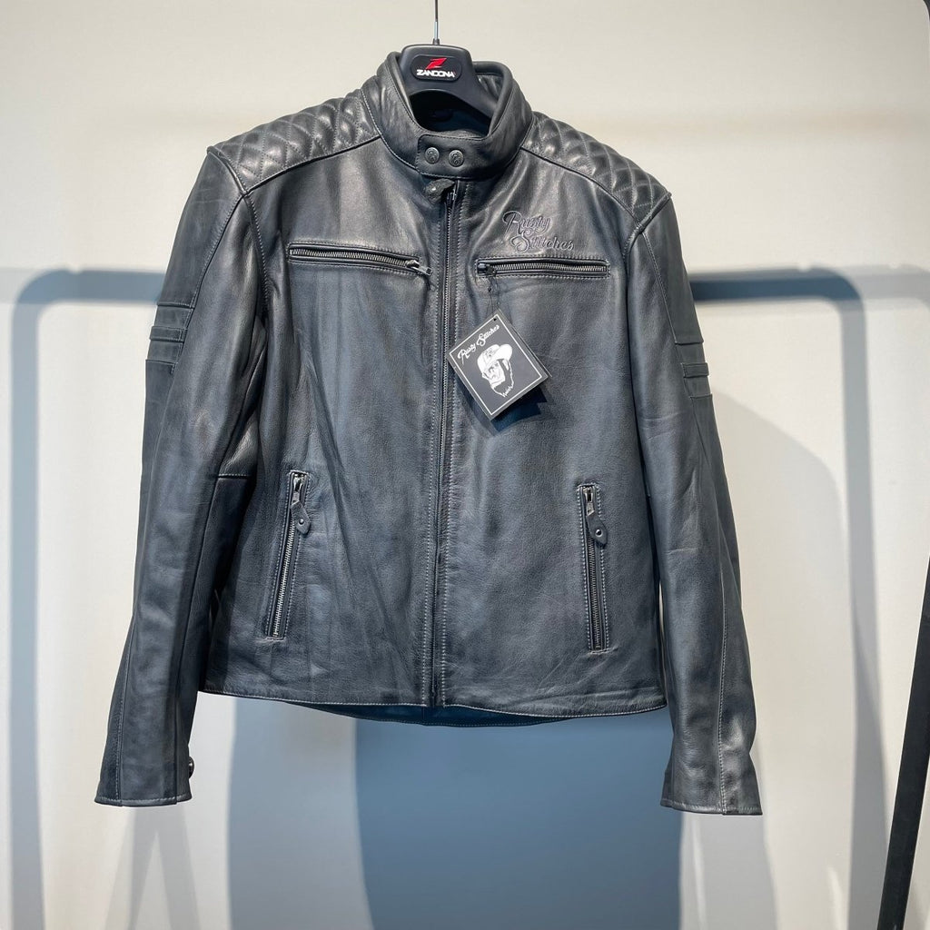 Rusty Stitches Motorjas Leer (L) - Tweedehandsmotorkleding.nl