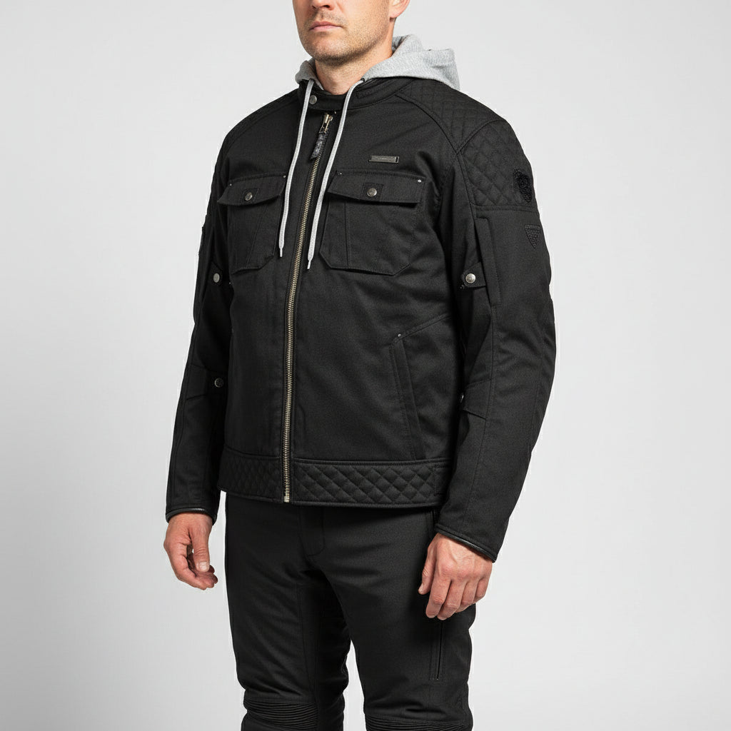 Rusty Stitches Motorjas Textiel (2XL) - Tweedehandsmotorkleding.nl