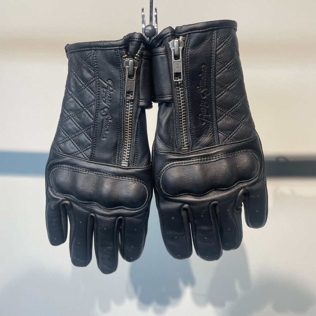 Rusty Stitches Motorhandschoenen Leer (M) - Tweedehandsmotorkleding.nl