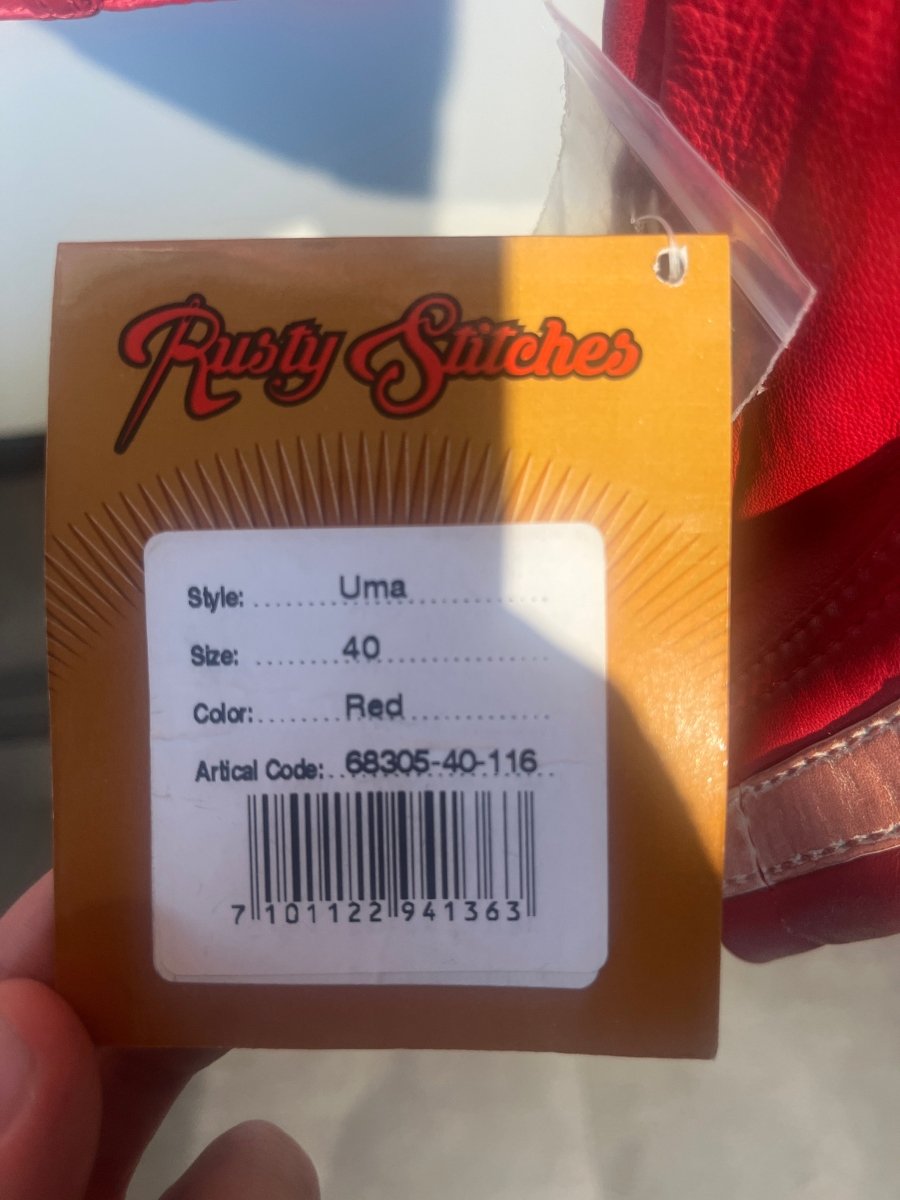 Rusty Stitches Motorjas Leer (40) - Tweedehandsmotorkleding.nl