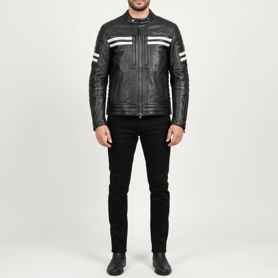 Rusty Stitches Motorjas Leer (3XL) - Tweedehandsmotorkleding.nl