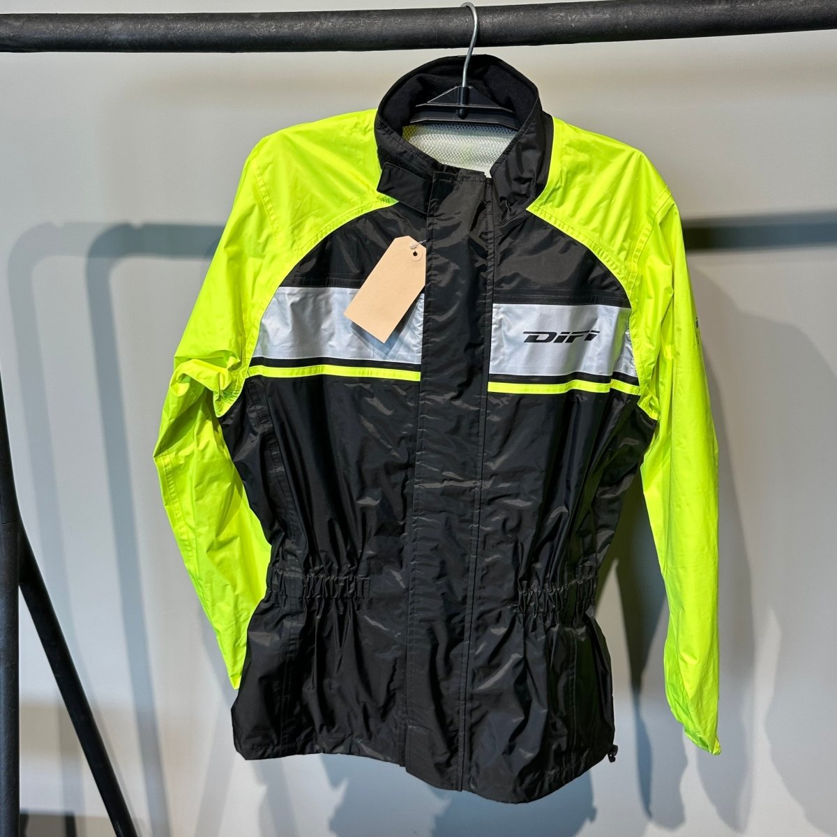 Regenpak geel maat L - Tweedehandsmotorkleding.nl