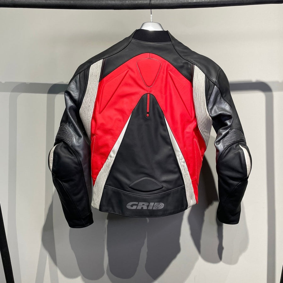 Grid Motorjas Leer (50) - Tweedehandsmotorkleding.nl