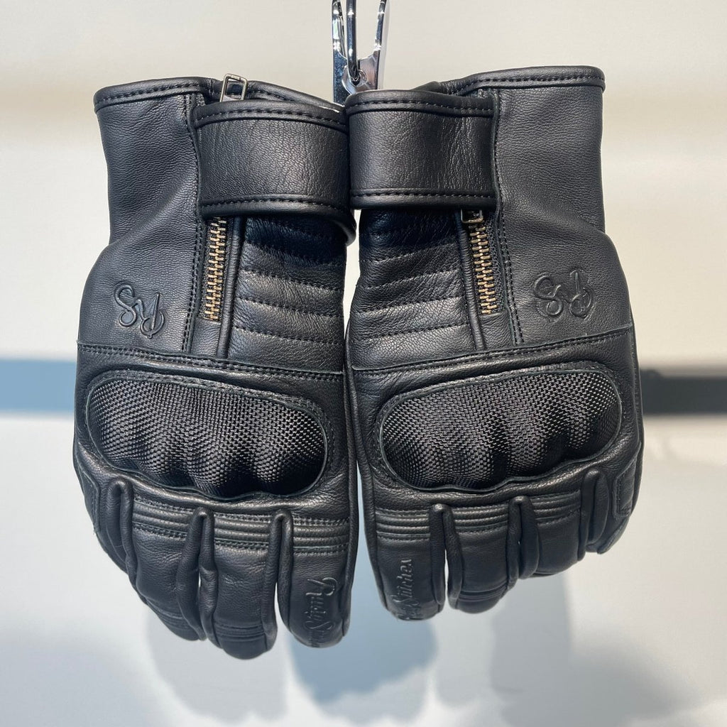 Rusty Stitches Motorhandschoenen Leer (M) - Tweedehandsmotorkleding.nl