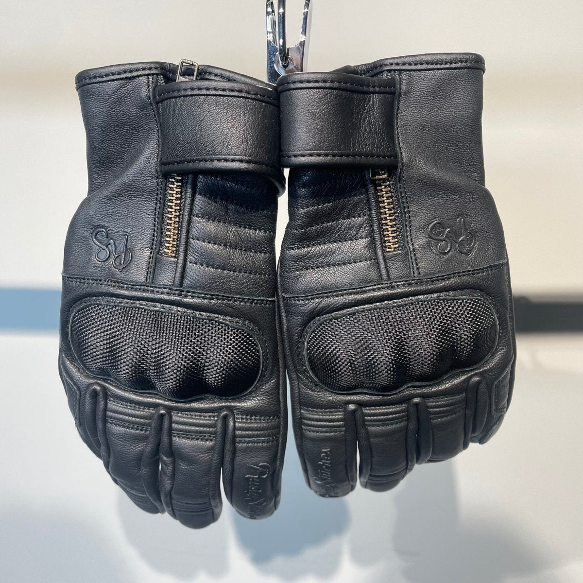 Rusty Stitches Motorhandschoenen Leer (M) - Tweedehandsmotorkleding.nl
