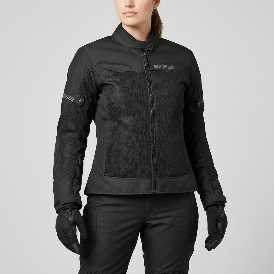 Rusty Stitches Motorjas Mesh (42) - Tweedehandsmotorkleding.nl