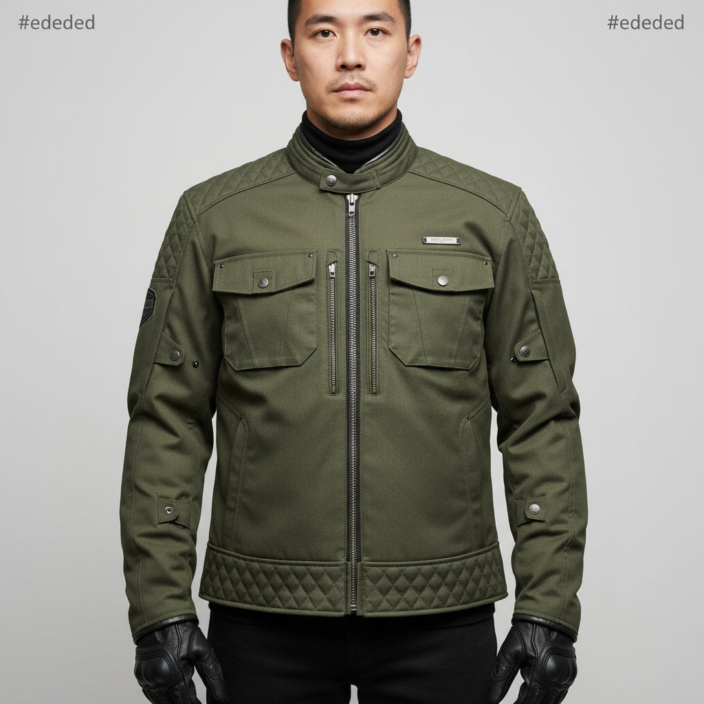 Rusty Stitches Motorjas Denim (L) - Tweedehandsmotorkleding.nl