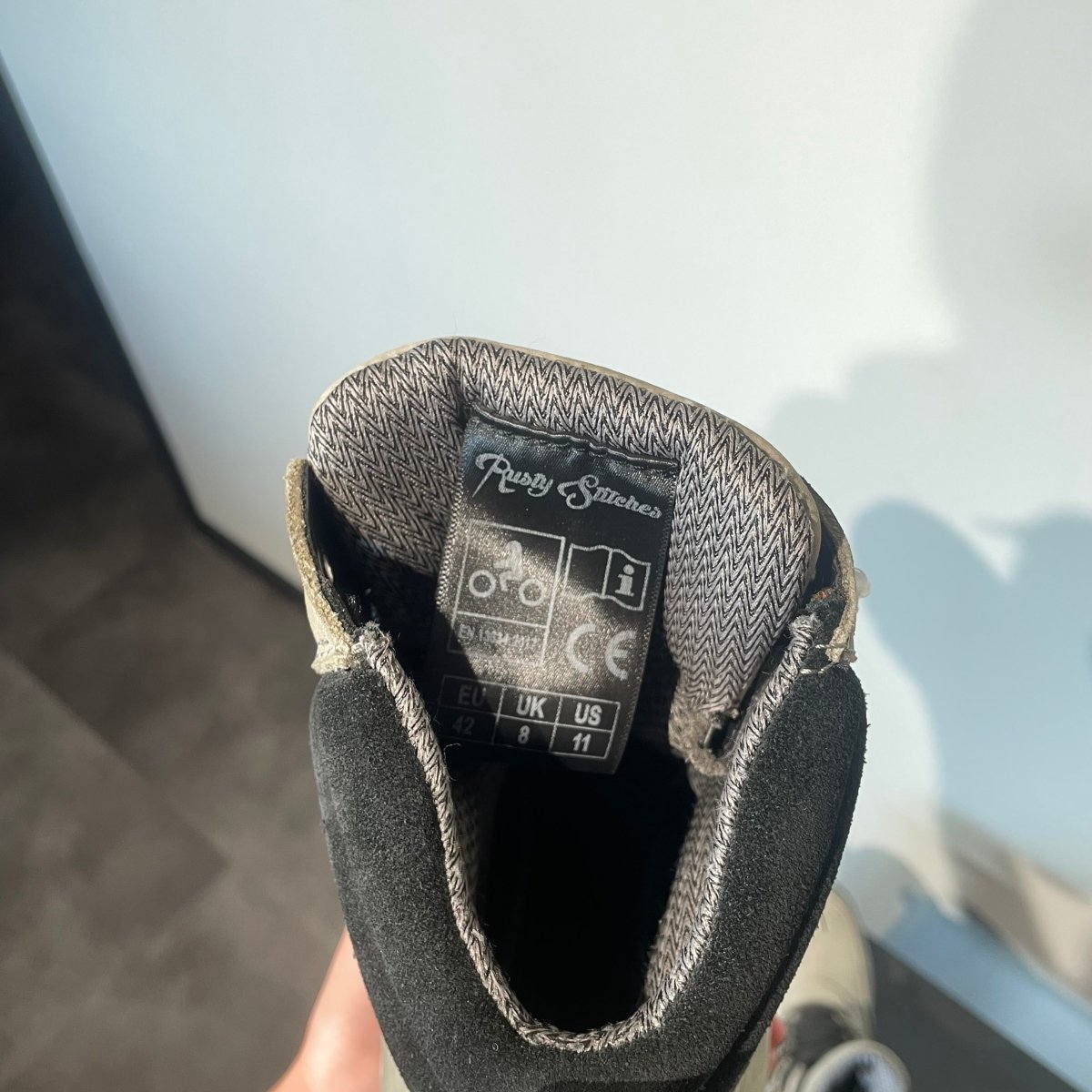 Rusty Stitches Motorlaarzen Textiel (42) - Tweedehandsmotorkleding.nl