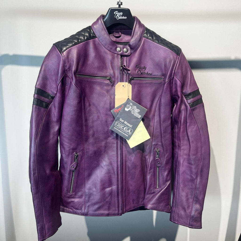 Rusty Stitches Motorjas Leer (42) - Tweedehandsmotorkleding.nl