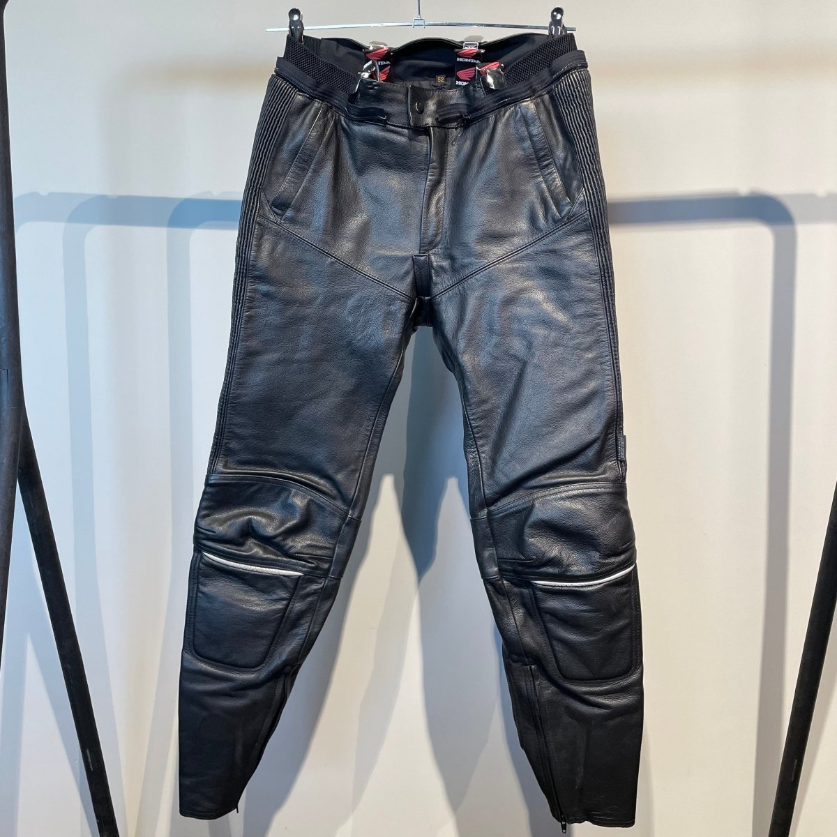 Gericke Motorbroek Leer (52) - Tweedehandsmotorkleding.nl
