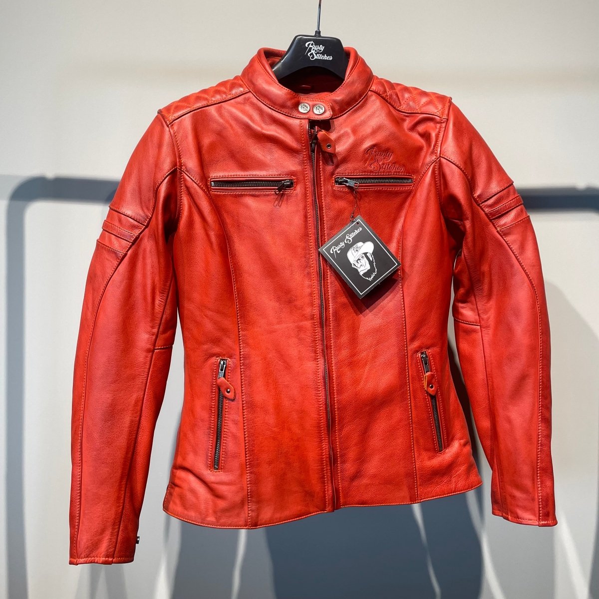 Rusty Stitches Motorjas Leer (42) - Tweedehandsmotorkleding.nl