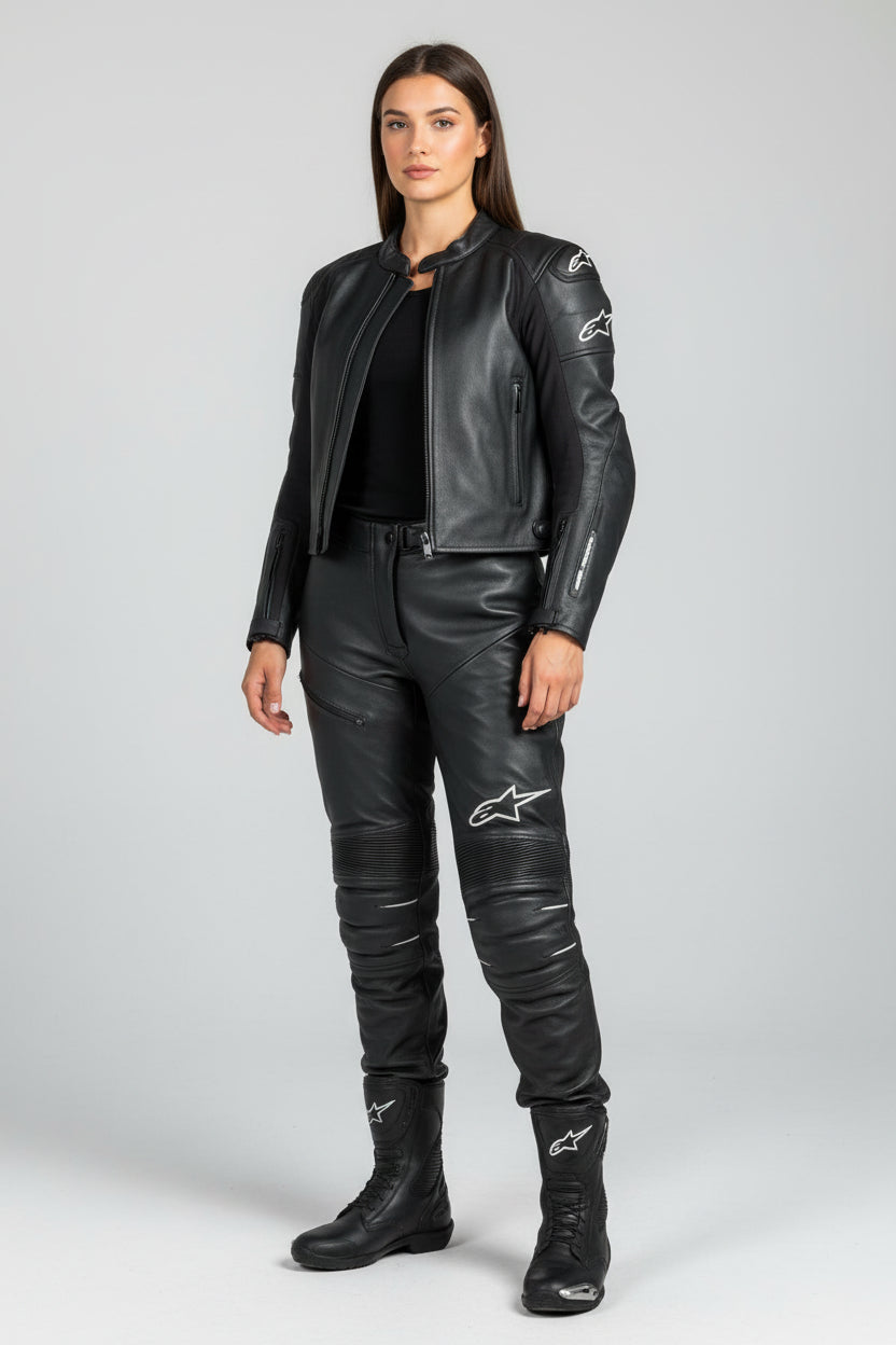 Alpinestars Motorbroek Leer (44) - Tweedehandsmotorkleding.nl