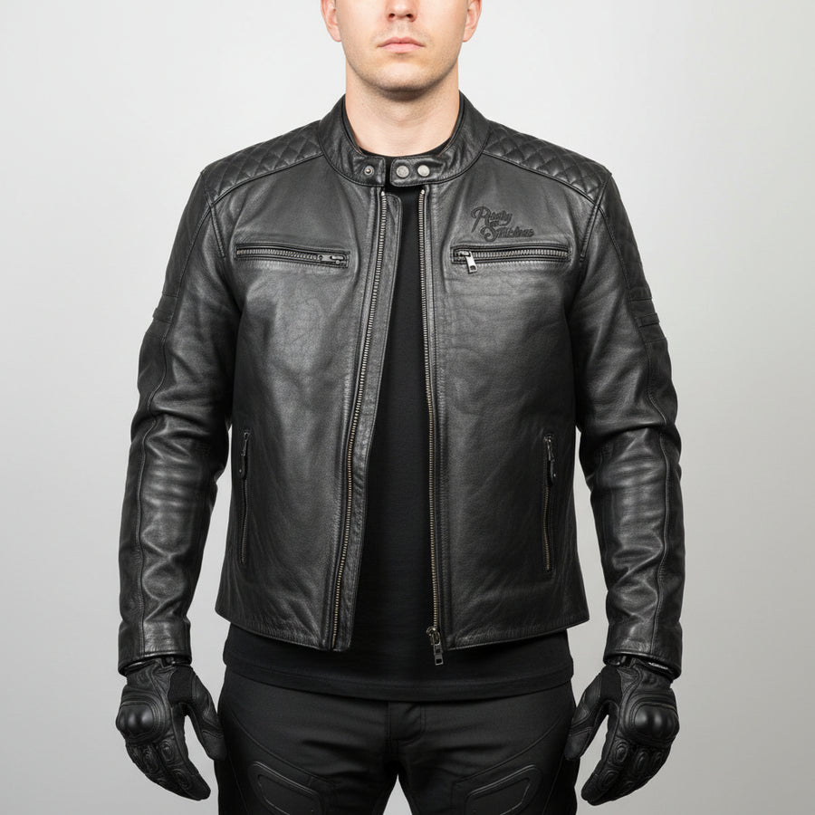 Rusty Stitches Motorjas Leer (3XL) - Tweedehandsmotorkleding.nl