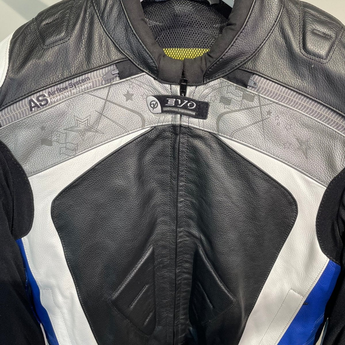 Evolution Motorpak Leer (54) - Tweedehandsmotorkleding.nl