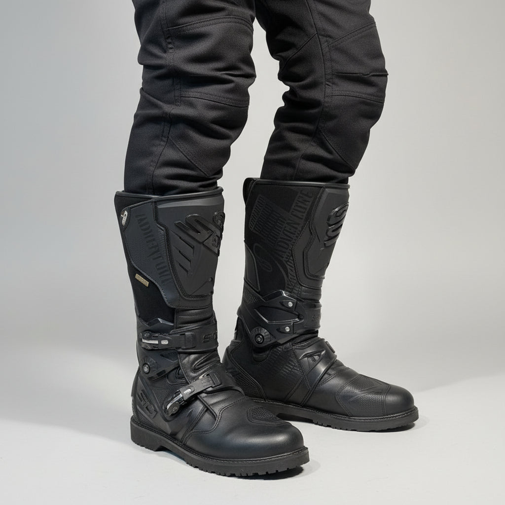 SIDI Motorlaarzen Leer (45) - Tweedehandsmotorkleding.nl