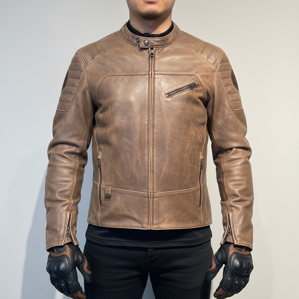 Furygan Motorjas Leer (XL) - Tweedehandsmotorkleding.nl