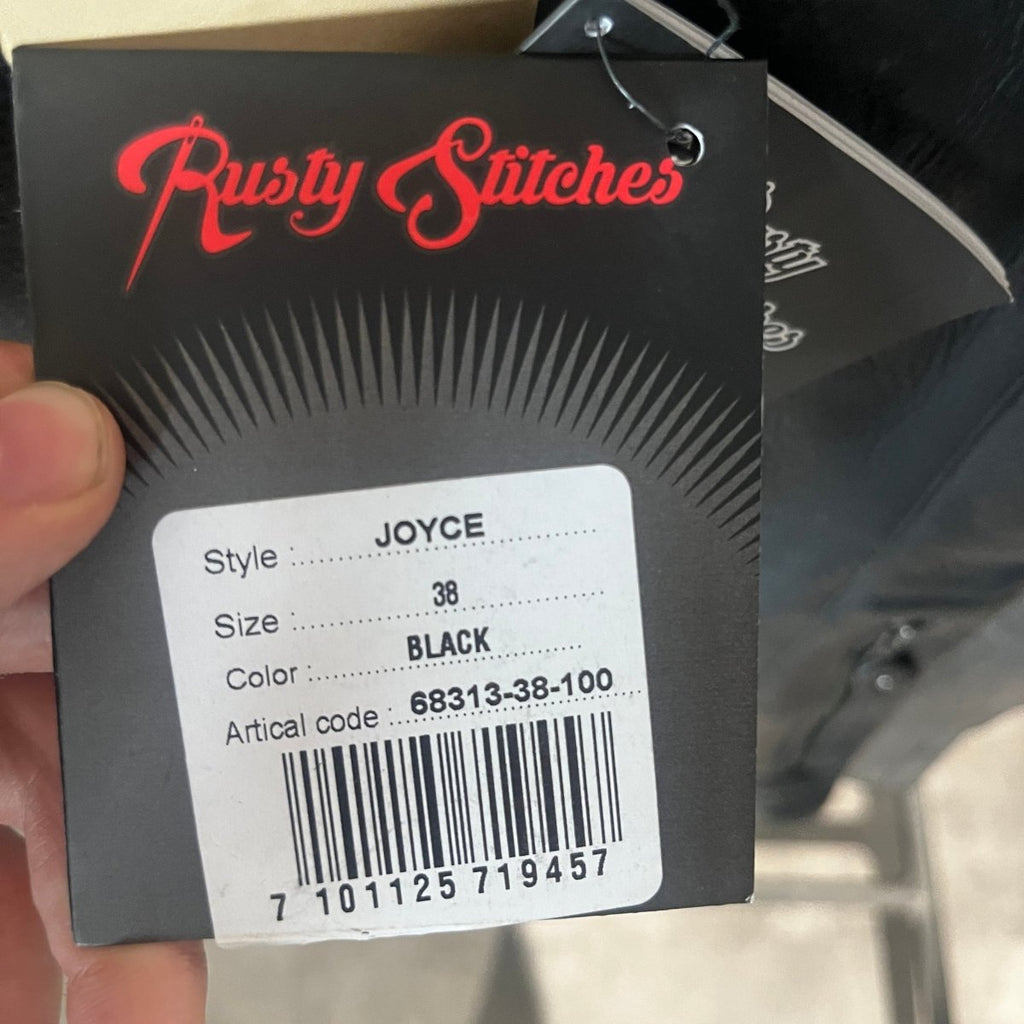 Rusty Stitches Motorjas Leer (38) - Tweedehandsmotorkleding.nl
