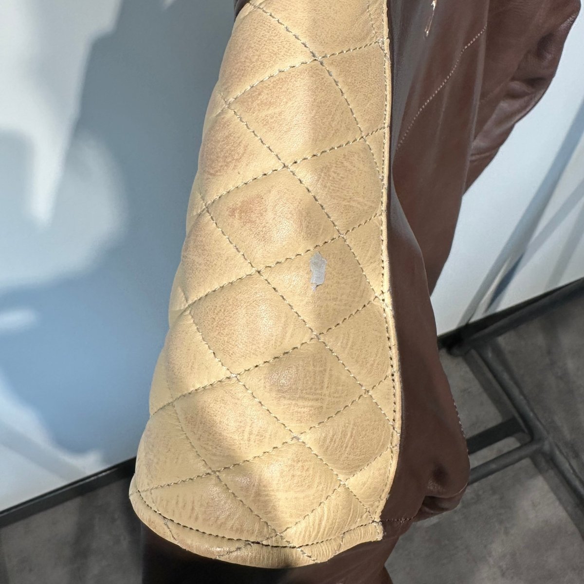 Rusty Stitches Motorjas Leer (L) - Tweedehandsmotorkleding.nl