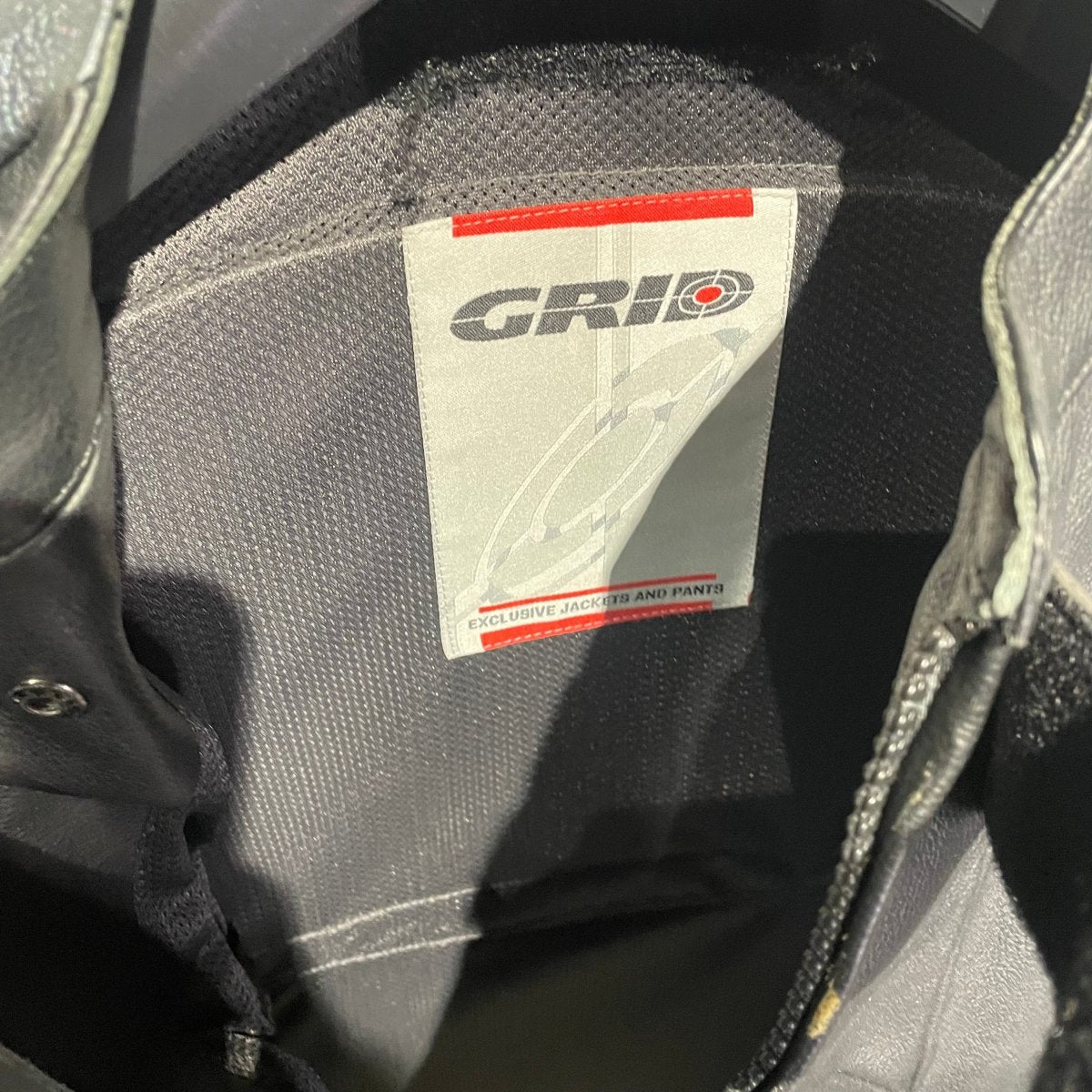 Grid Motorjas Leer (50) - Tweedehandsmotorkleding.nl