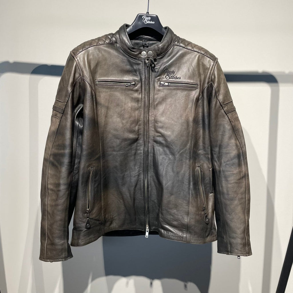 Rusty Stitches Motorjas Leer (XL) - Tweedehandsmotorkleding.nl