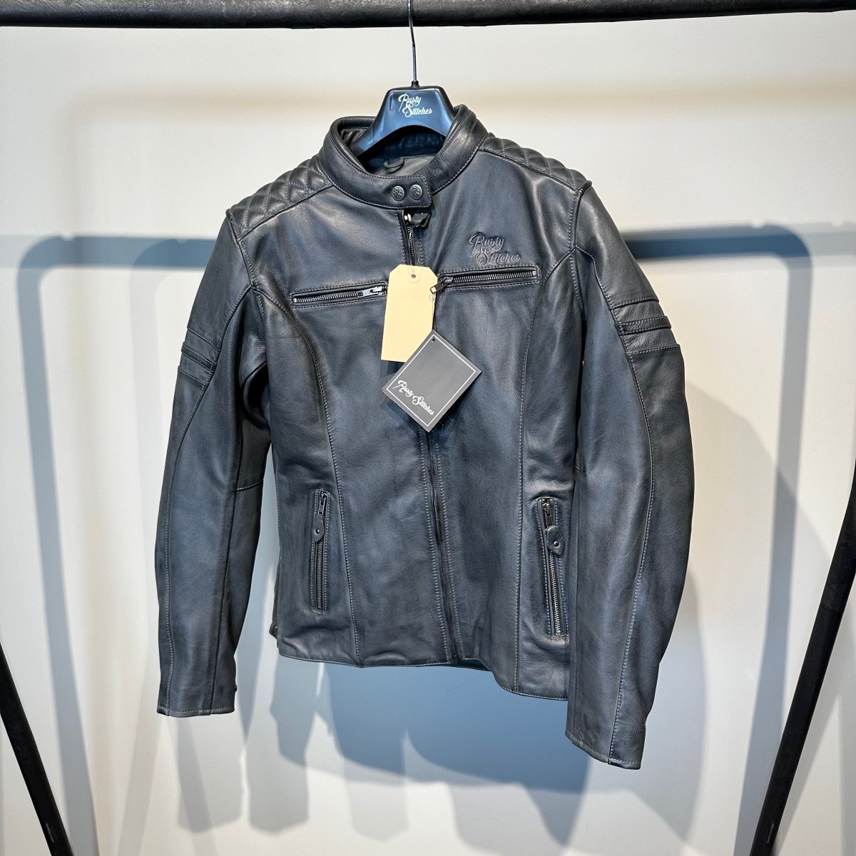 Rusty Stitches Motorjas Leer (42) - Tweedehandsmotorkleding.nl