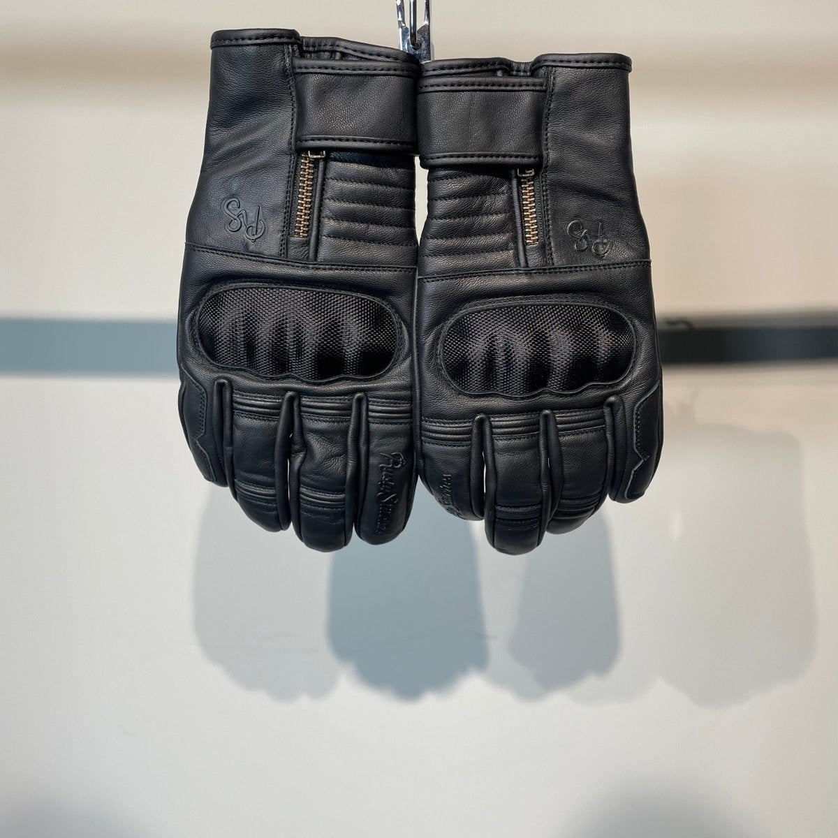 Rusty Stitches Motorhandschoenen Leer (L) - Tweedehandsmotorkleding.nl