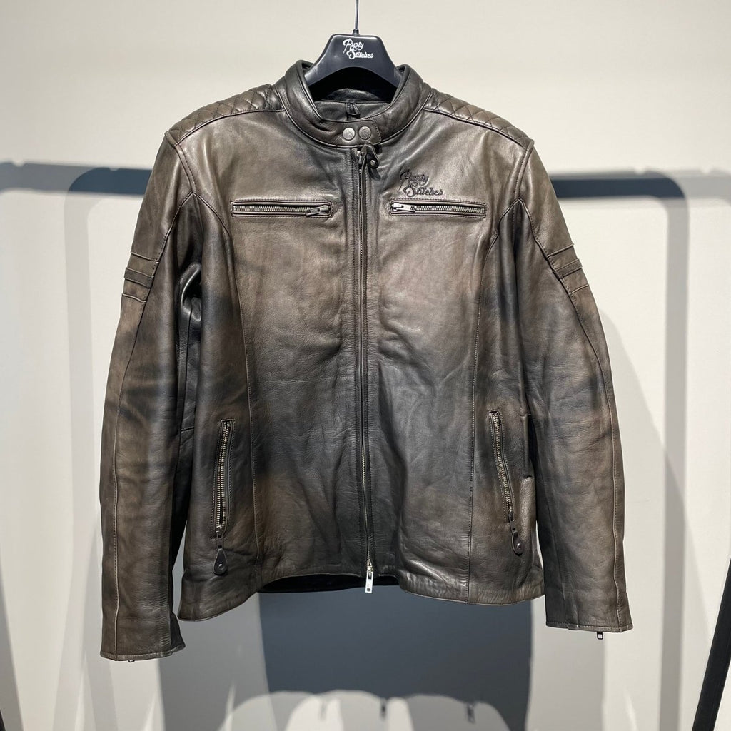 Rusty Stitches Motorjas Leer (XL) - Tweedehandsmotorkleding.nl