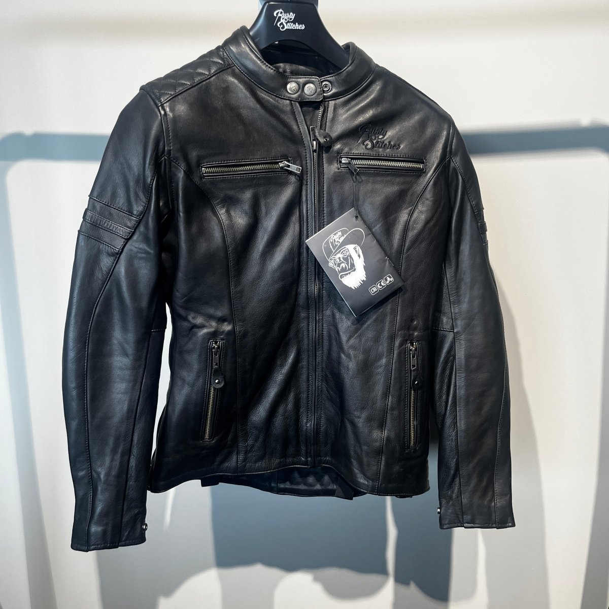 Rusty Stitches Motorjas Leer (38) - Tweedehandsmotorkleding.nl